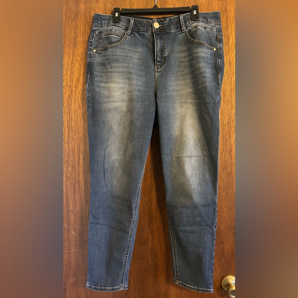 Draper James RSVP high rise skinny jeans with stretch waist